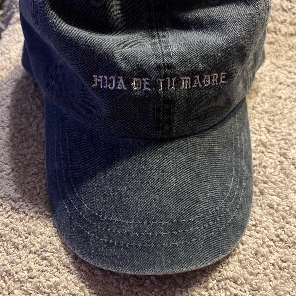 Brand new never worn Hija De Tu Madre denim hat